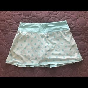 Lululemon polka dot pacesetter skirt size 4